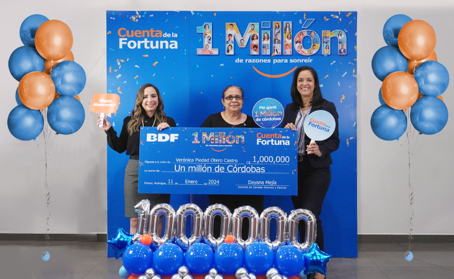 BDF Premia al Ganador del C$ 1,000,000 de Cuenta de la Fortuna